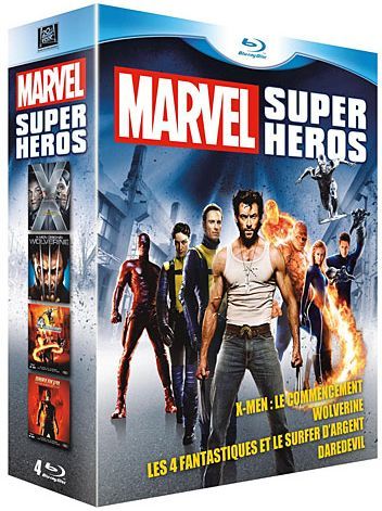 Marvel Super héros - Coffret 4 films [Blu-ray]