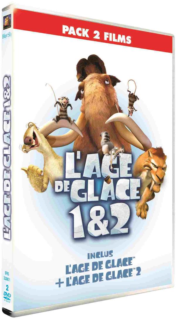 Coffret l'âge de Glace, 2 films [DVD]