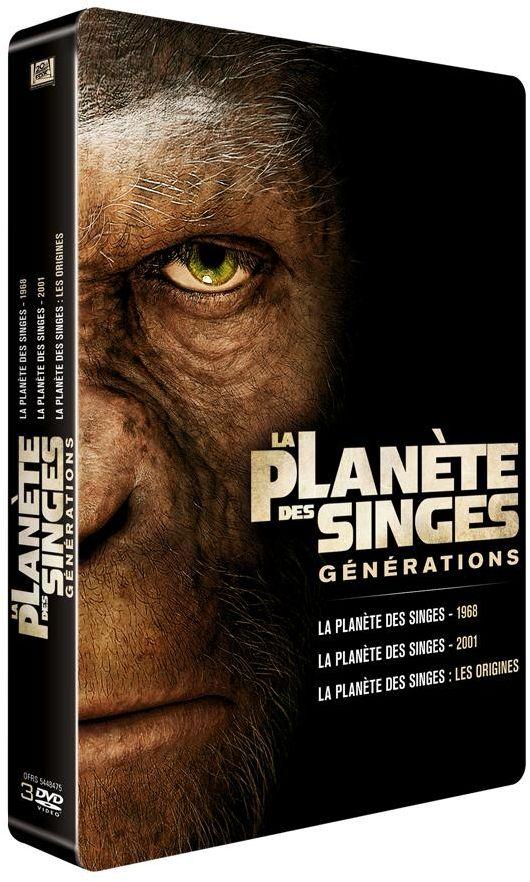 La Planète des singes : les versions 1968, 2001 et 2011 [DVD]