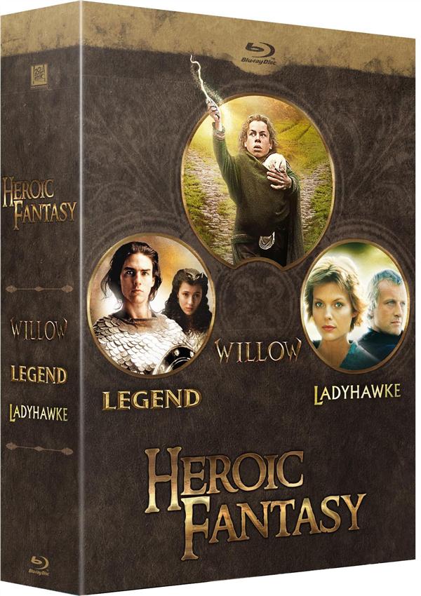 Heroic Fantasy : Legend + Willow + Ladyhawke [Blu-ray]
