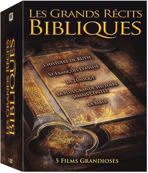 Grands récits bibliques : L'Histoire de Ruth + Saint-François d'Assise + La Tunique + La Plus grande histoire jamais contée + La Bible [DVD]