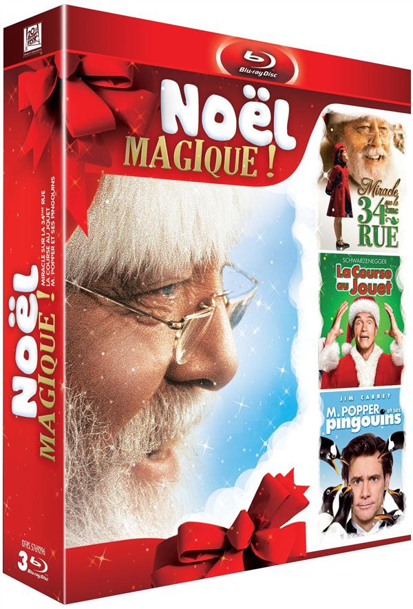 Noël magique ! Miracle sur la 34ème rue + La course au jouet + M. Popper et ses pingouins [Blu-ray]