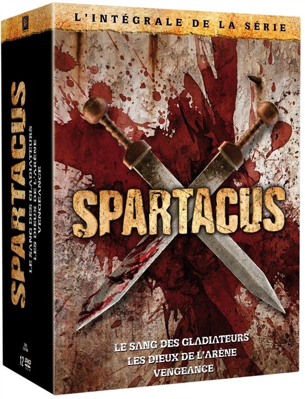Spartacus - L'intégrale de la série : Le sang des Gladiateurs + Les dieux de l'arène + Vengeance + La guerre des damnés [DVD]
