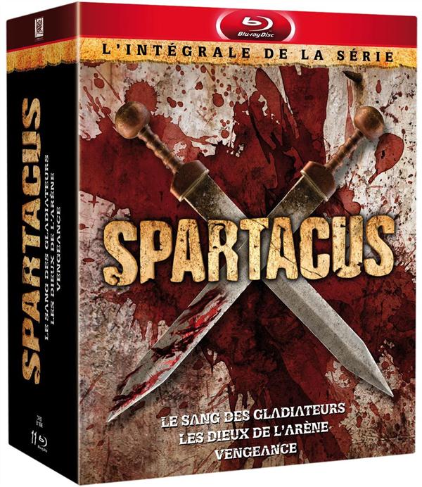 Spartacus - L'intégrale de la série : Le sang des Gladiateurs + Les dieux de l'arène + Vengeance + La guerre des damnés [Blu-ray]