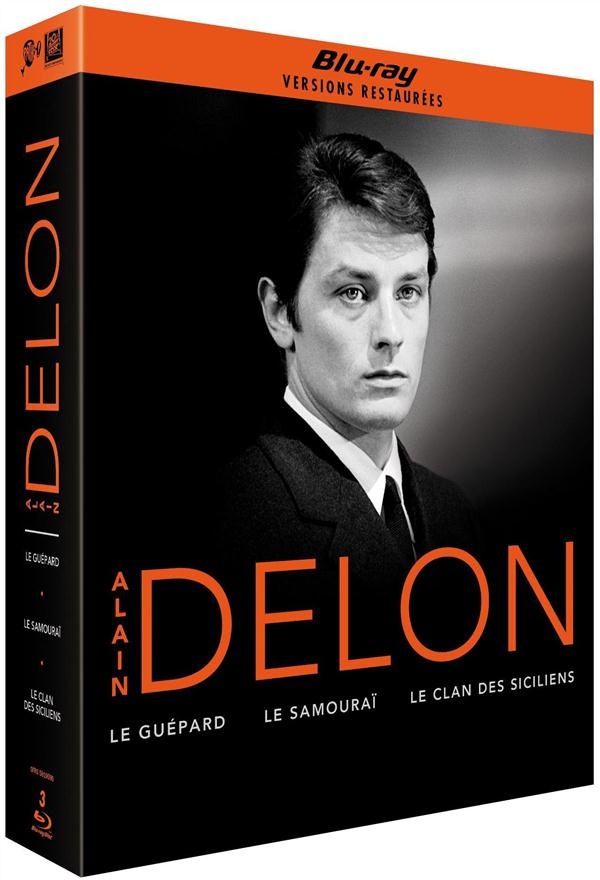 Alain Delon - Coffret 3 films : Le clan des Siciliens + Le guépard + Le samouraï [Blu-ray]