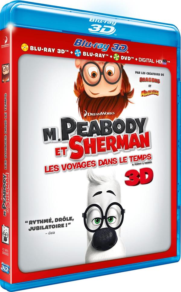 M. Peabody et Sherman [Blu-ray 3D]