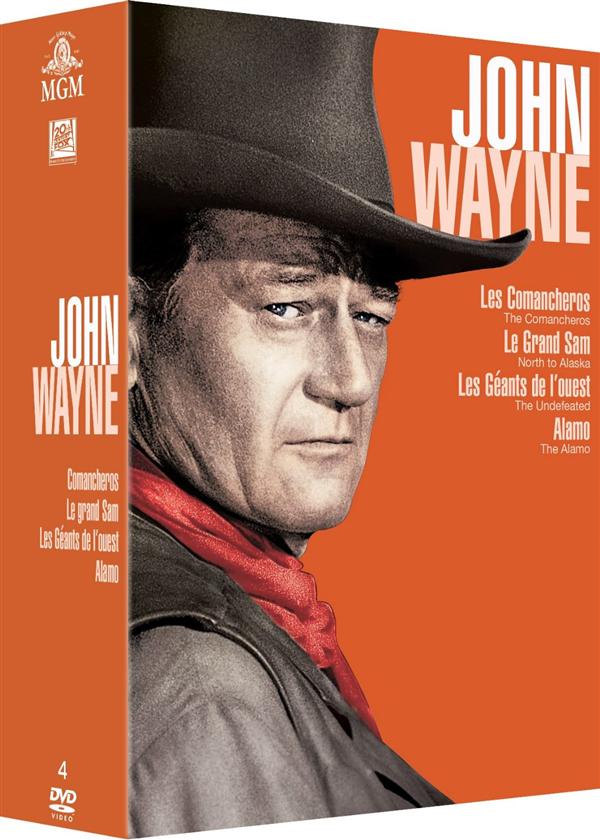 John Wayne - 4 films : Comancheros + Le grand Sam + Les géants de l'Ouest + Alamo [DVD]
