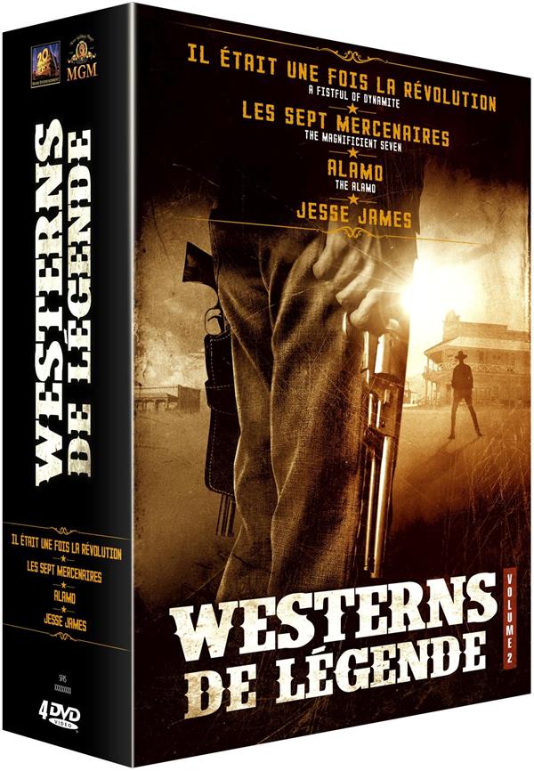 Westerns de légende - Vol. 2 : Il était une fois la révolution + Les Sept mercenaires + Alamo + Jesse James [DVD]