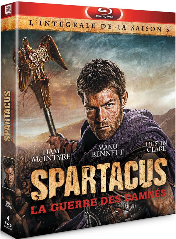 Spartacus : La guerre des damnés - L'intégrale de la saison 3 [Blu-ray]