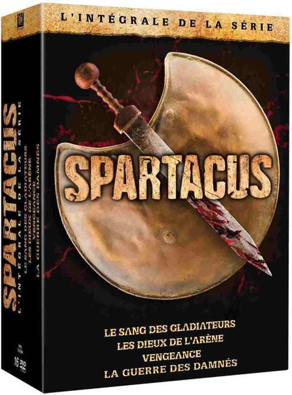 Spartacus - L'intégrale de la série : Le sang des Gladiateurs + Les dieux de l'arène + Vengeance + La guerre des damnés [DVD]