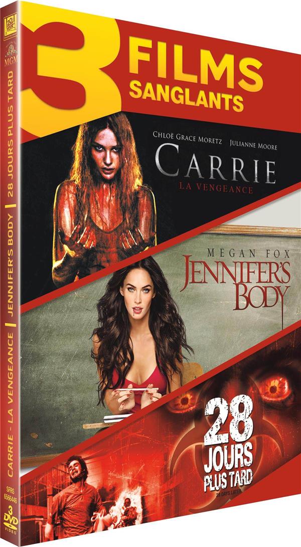 Coffret 3 films : Carrie, la vengeance ; Jennifer's body ; 28 jours plus tard [DVD]