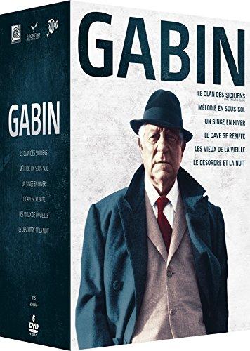 Jean Gabin - Coffret 6 films : Le Cave se rebiffe + Le clan des siciliens + Mélodie en sous-sol + Le désordre et la nuit + Un singe en hiver + Les vieux de la vieille [DVD]