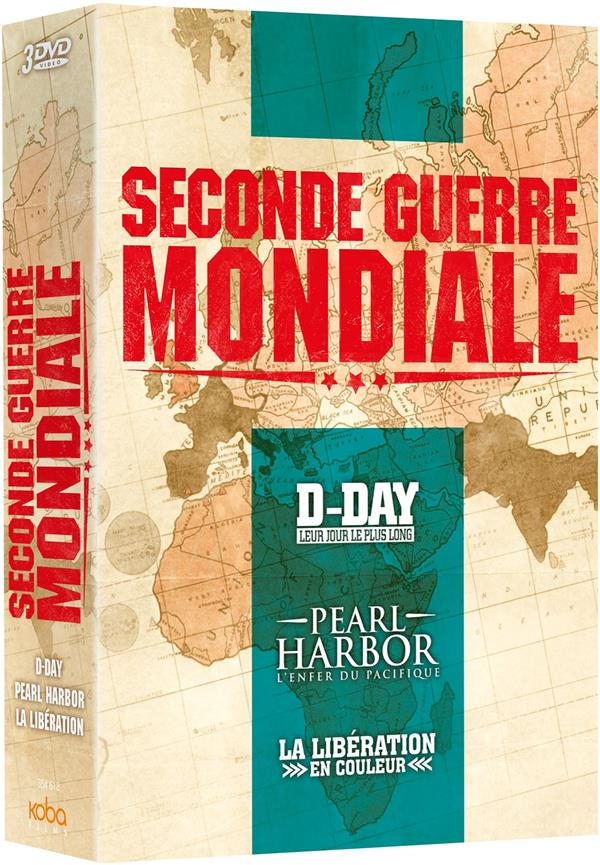 Coffret 2nde Guerre Mondiale : D-Day, leur jour le plus long + La libération en couleur + L'enfer du Pacifique [DVD]