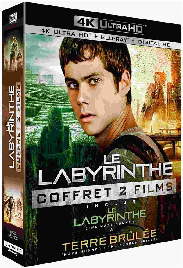 Coffret le labyrinthe 2 films : le labyrinthe ; la terre brûlée [4K Ultra HD]