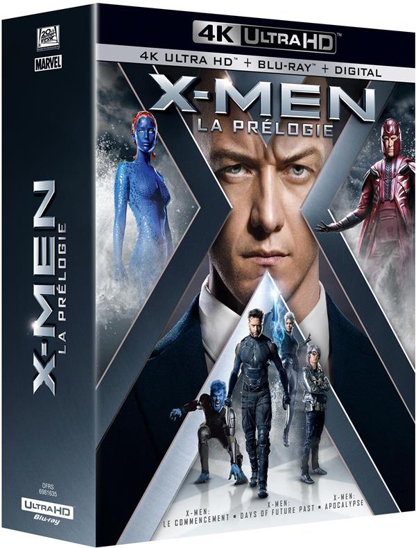X-Men - La Prélogie : X-Men : Le commencement + X-Men : Days of Future Past + X-Men : Apocalypse [4K Ultra HD]