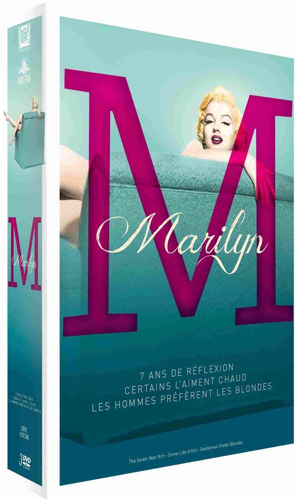 Coffret Marilyn Monroe 3 films : certains l'aiment chaud ; 7 ans de réflexion ; Les hommes préférent les blondes [DVD]