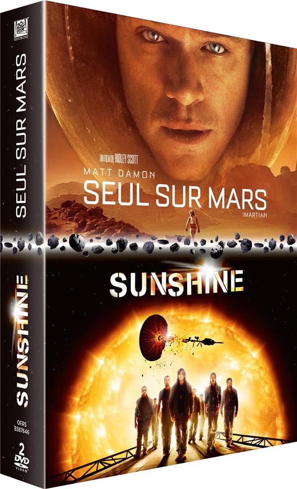Coffret SF 2 films : seul sur Mars ; sunshine [DVD]