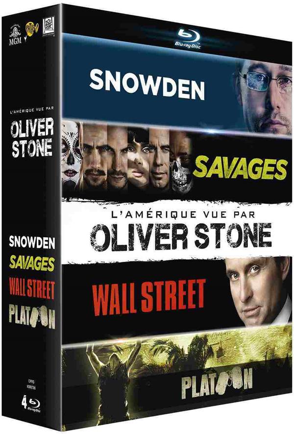 Coffret Oliver Stone 4 films [Blu-ray]