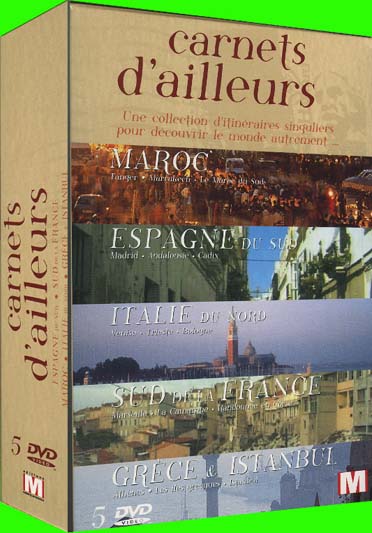Carnets d'ailleurs - Maroc + Espagne du sud + Italie du Nord + Sud de la France + Grèce et Istanbul [DVD]