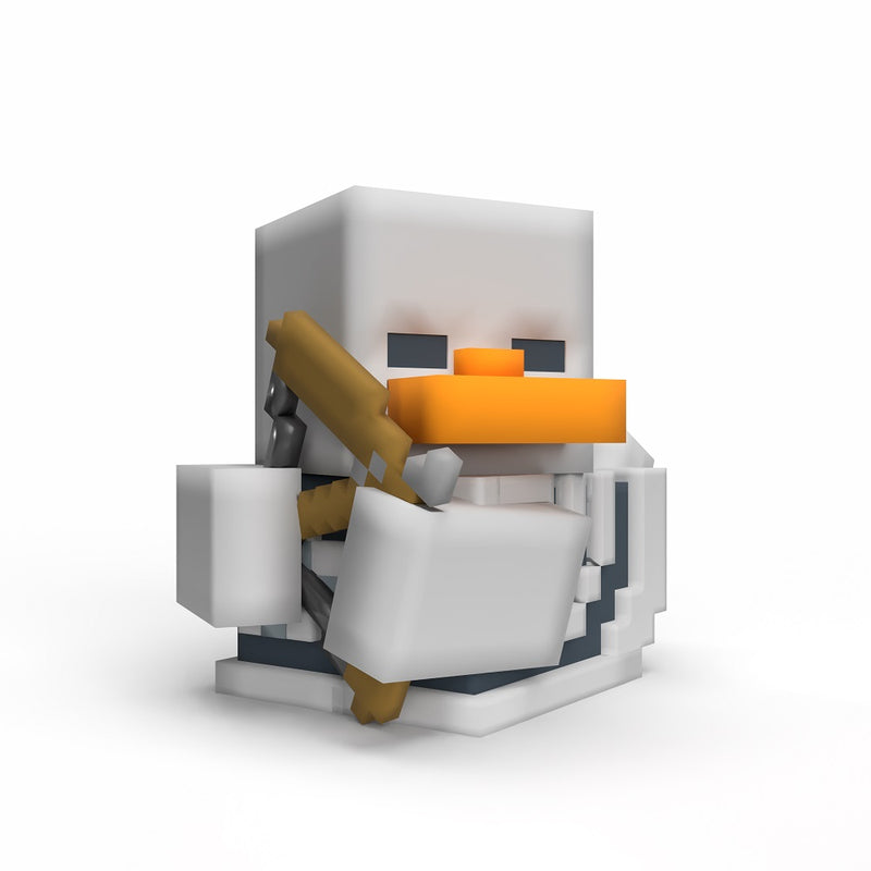 Numskull - TUBBZ Canard de bain - Minecraft - Squelette (Première Édition) - 9cm