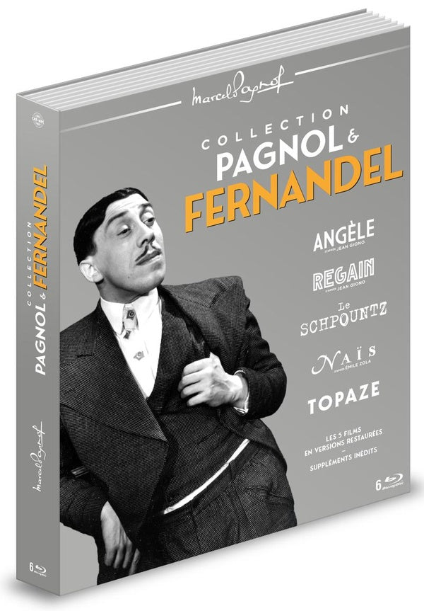 Pagnol & Fernandel : Angèle + Regain + Le Schpountz + Naïs + Topaze [Blu-ray]