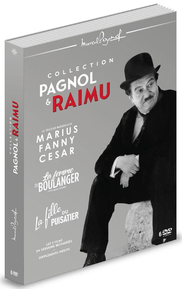 Pagnol & Raimu : Marius + Fanny + César + La Femme du boulanger + La Fille du puisatier [DVD]