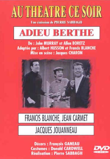 Adieu Berthe [DVD]