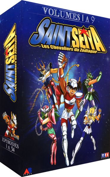 Saint Seiya - Les chevaliers du Zodiaque - Coffret - Volumes 1 à 9 [DVD] - flash vidéo