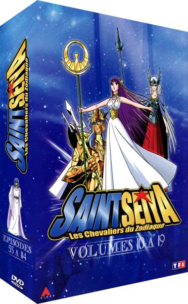 Saint Seiya - Les chevaliers du Zodiaque - Coffret - Volumes 10 à 19 [DVD] - flash vidéo