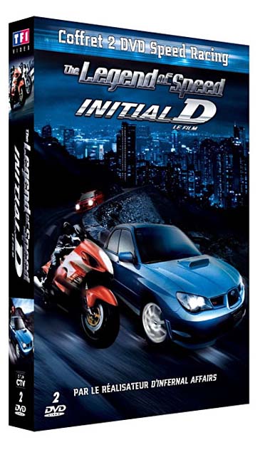 Coffret Speed Racing : The Legend of Speed + Initial D - Le Film [DVD]