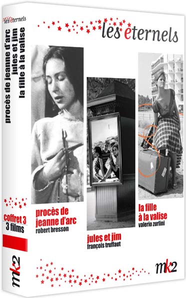 Coffret Éternels - 3 - La fille à la valise + Le procès de Jeanne d'Arc + Jules et Jim [DVD]