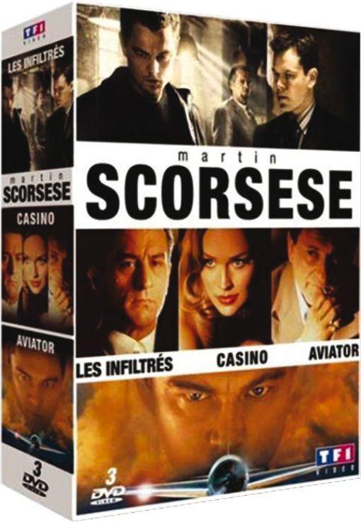 Martin Scorsese - Coffret - Les inflitrés + Aviator + Casino [DVD]