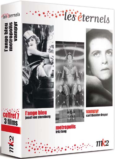 Coffret Éternels - 7 - L'ange bleu + Metropolis + Vampyr [DVD]