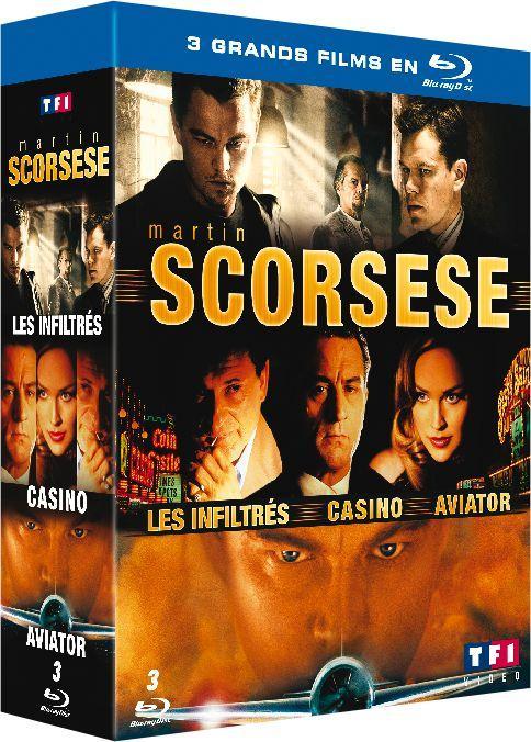 Martin Scorsese - Coffret - Les inflitrés + Aviator + Casino [Blu-ray]