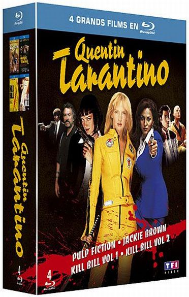 Quentin Tarantino - Coffret - Pulp Fiction + Jackie Brown + Kill Bill Vol. 1 + 2 [Blu-ray]