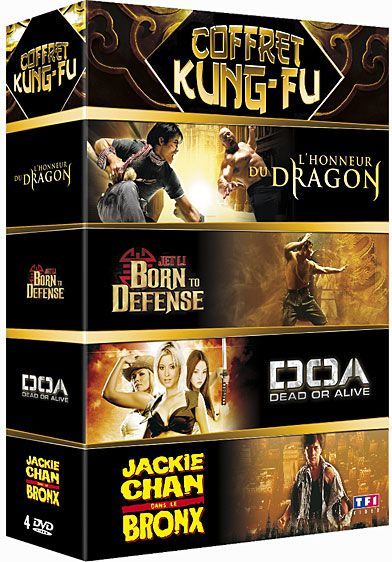 Coffret Kung-Fu - L'honneur du dragon + Born To Defense + DOA + Jackie Chan dans le Bronx [DVD]