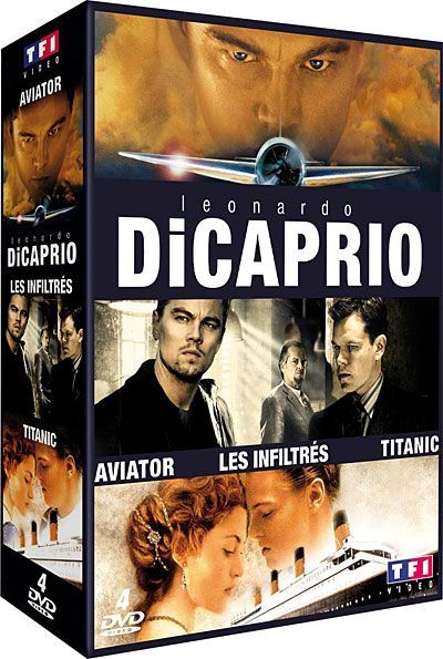 Leonardo DiCaprio - Coffret - Titanic + Les infiltrés + Aviator [DVD]