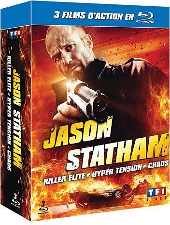 Jason Statham - Coffret - Killer Elite + Hyper Tension + Chaos [Blu-ray]
