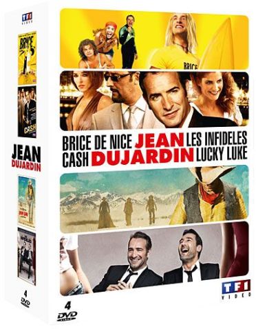 Jean Dujardin - Coffret - Les infidèles + Cash + Lucky Luke + Brice de Nice [DVD]