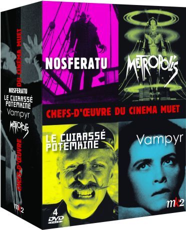 Coffret Nosferatu ; Metropolis ; cuirassé Potemkine ; vampyr [DVD]