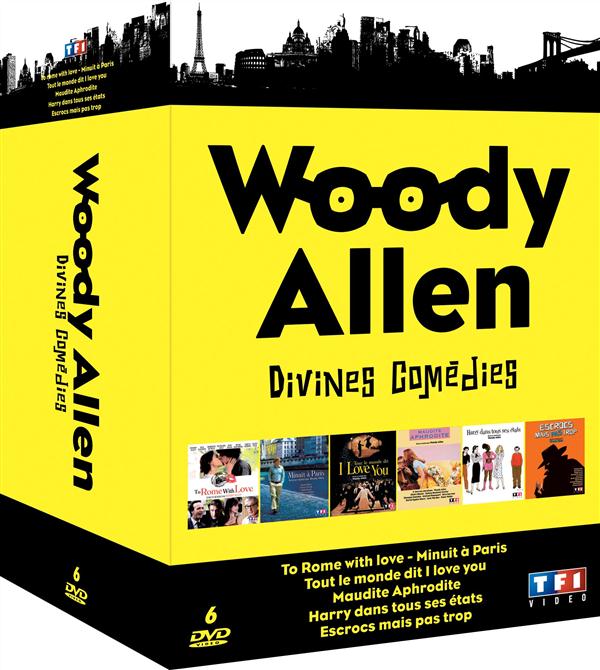 Woody Allen - Divines comédies - Minuit à Paris + Tout le monde dit I Love You + Maudite Aphrodite + Harry dans tous ses états + Escrocs mais pas trop + To Rome With Love [DVD]