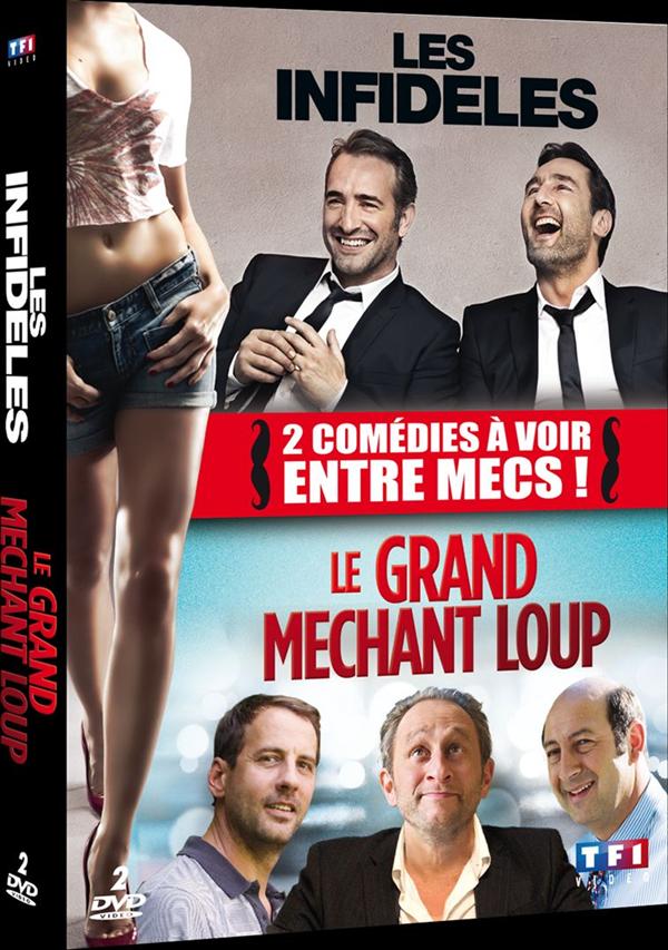 2 comédies à voir entre mecs ! : Les infidèles + Le grand méchant loup [DVD]