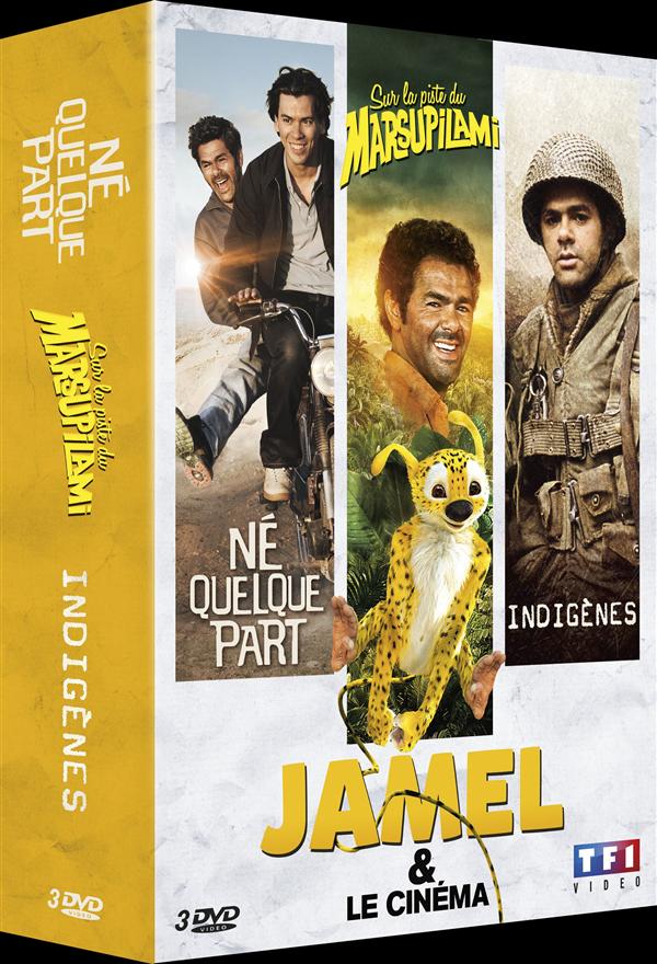 Jamel & le cinéma : Né quelque part + Sur la piste du Marsupilami + Indigènes [DVD]