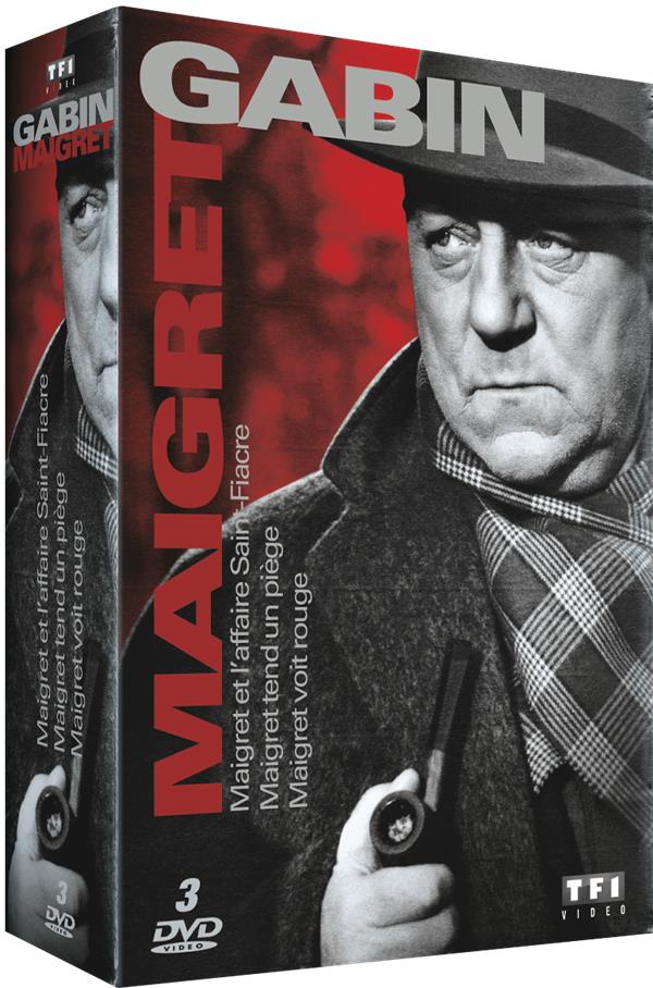 Gabin - Maigret : Maigret et l'affaire Saint-Fiacre + Maigret tend un piège + Maigret voit rouge [DVD]