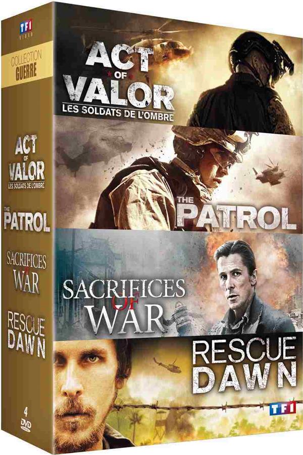Collection Guerre : Act of Valor + The Patrol + Sacrifices of War + Rescue Dawn [DVD]