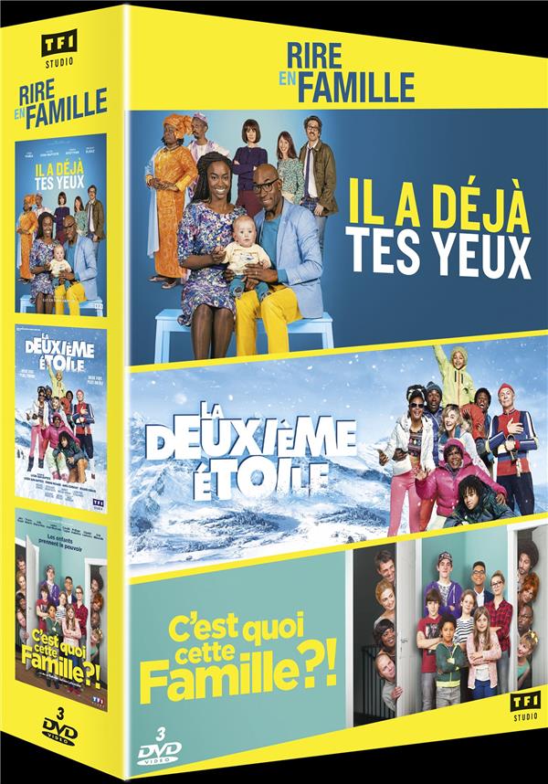 Rire en famille - Coffret : Il a déjà tes yeux + La Deuxième étoile + C'est quoi cette famille ? [DVD]