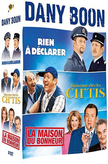 Dany Boon : Rien à déclarer + Bienvenue chez les Ch'tis + La maison du bonheur [DVD]