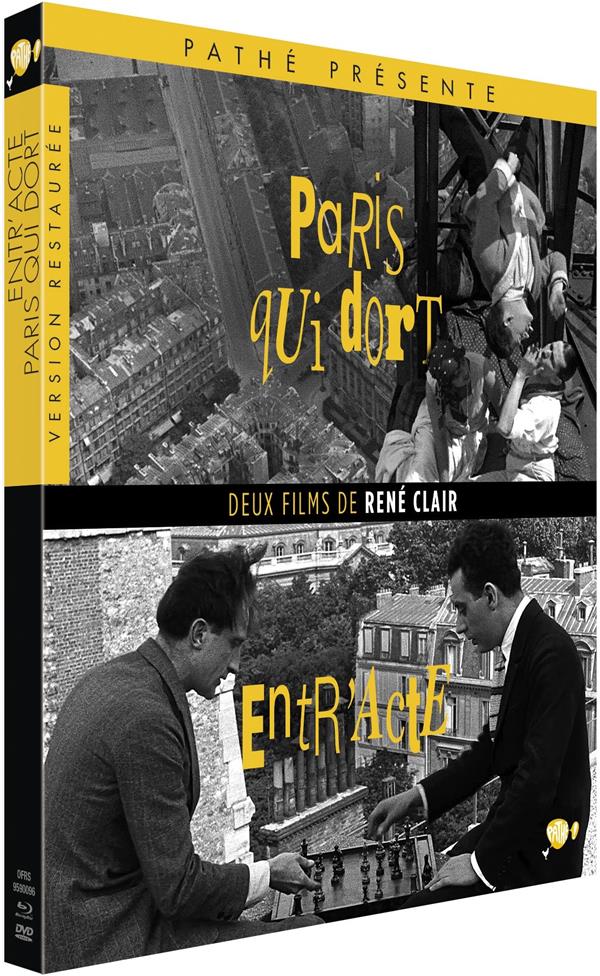 Deux films de René Clair : Entr'acte + Paris qui dort [Blu-ray]