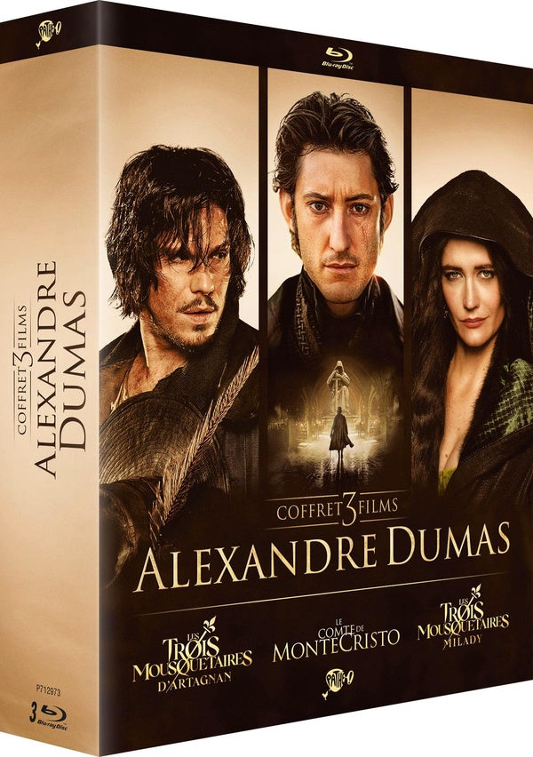 Coffret 3 films Alexandre Dumas : Le Comte de Monte Cristo + Les Trois Mousquetaires : D'Artagnan & Milady [Blu-ray]