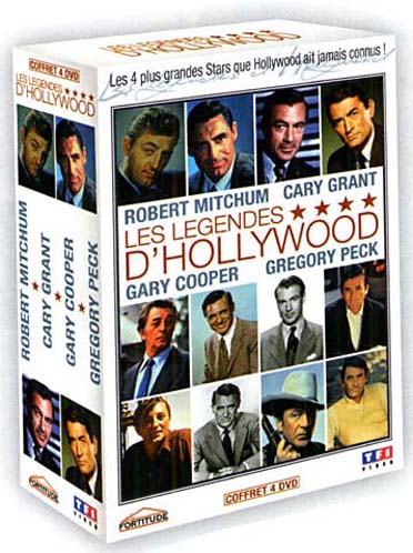 Les Légendes d'Hollywood - Robert Mitchum, Cary Grant, Gary Cooper, Gregory Peck [DVD]